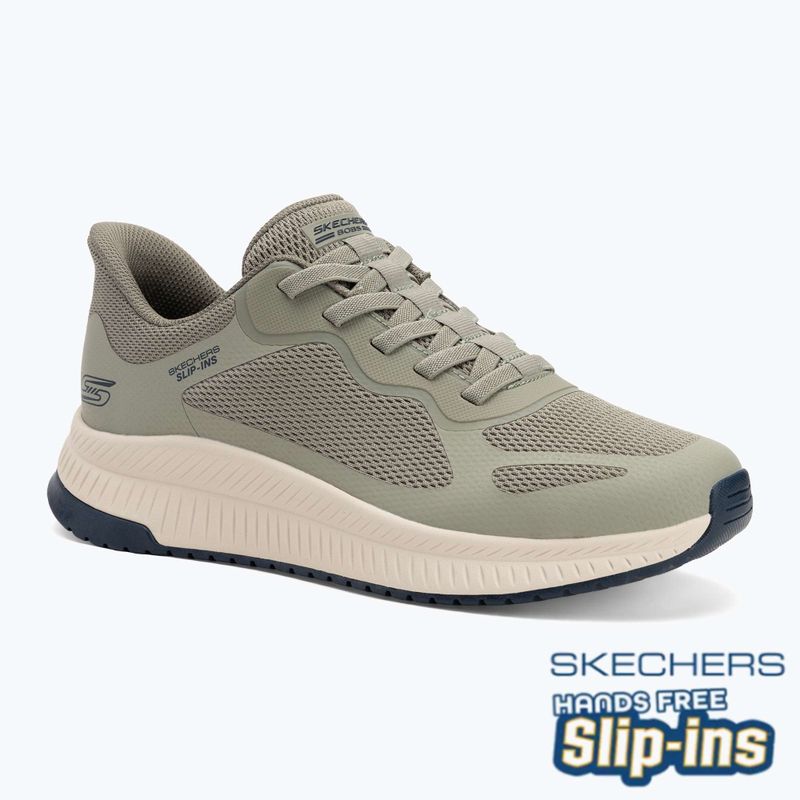 Herrenschuhe SKECHERS Bobs Squad 4 olive