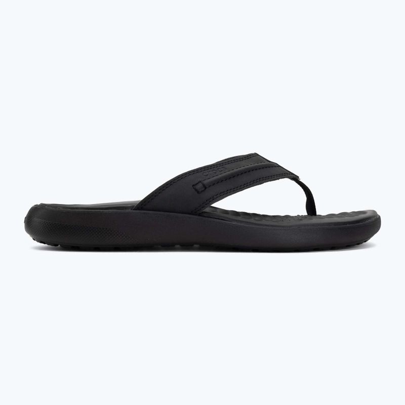 Zehentrenner Crocs Yukon Vista II Leather black/black 2