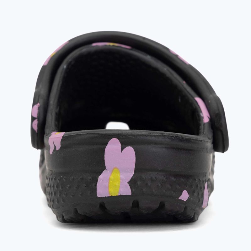 Schlappen Kinder Crocs Classic Flower 212671 black 7