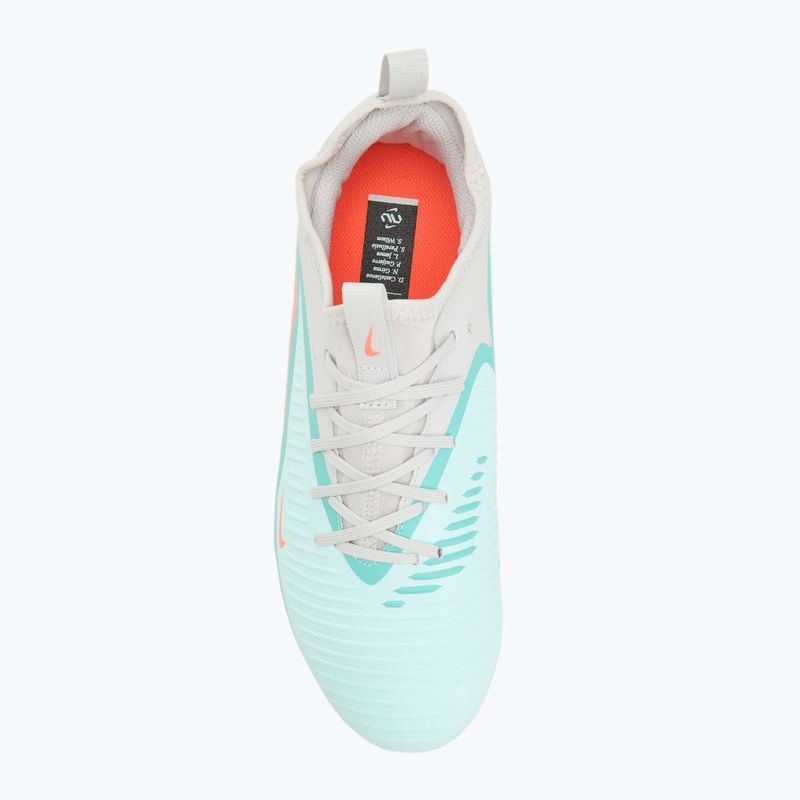 Herren-Fußballschuhe Nike United Phantom 6 Low Academy Jr FG/MG pistachio frost/hyper orange 5