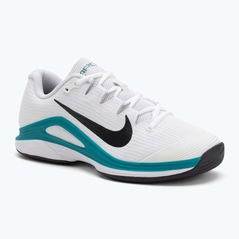 Herren Tennisschuhe Nike Vapor 12 weiß / schwarz / radiant emerald