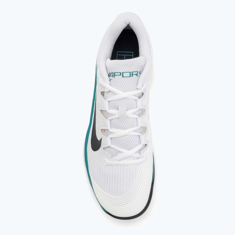Herren Tennisschuhe Nike Vapor 12 weiß / schwarz / radiant emerald 5
