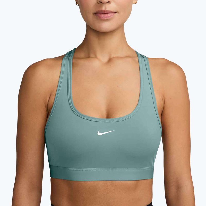 Nike Swoosh Light Support Trainings-BH Kanone/Weiß 3