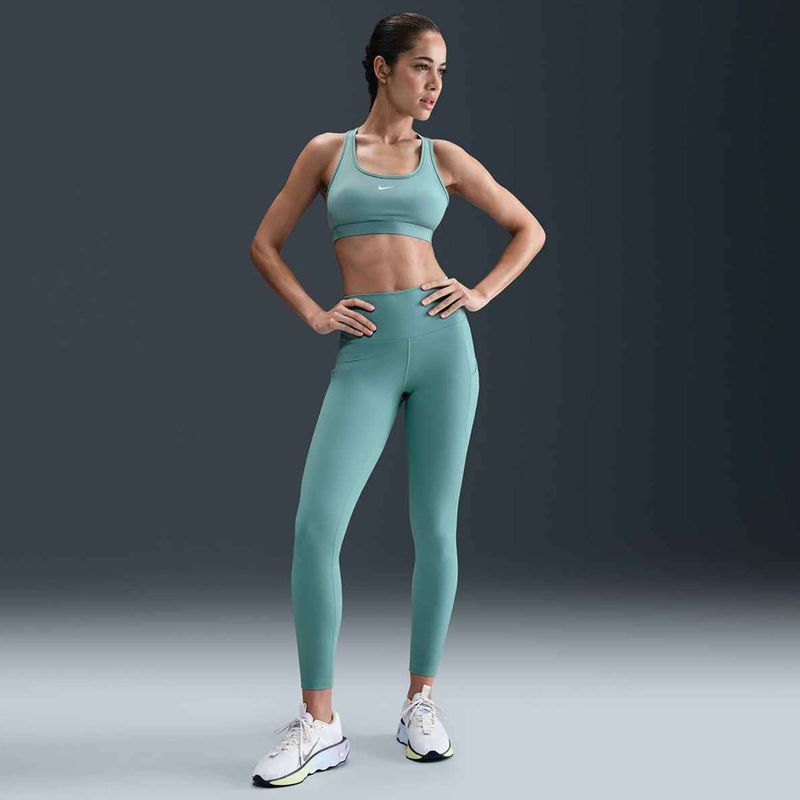Nike Swoosh Light Support Trainings-BH Kanone/Weiß 7