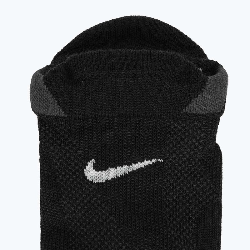 Socken Nike Running No-Show Wool black/dark smoke grey/light smoke grey 3