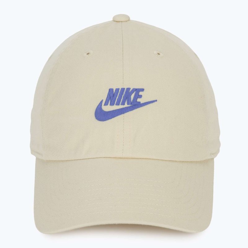 Basecap Nike Club Unstructured Futura Wash light khaki/sapphire 2