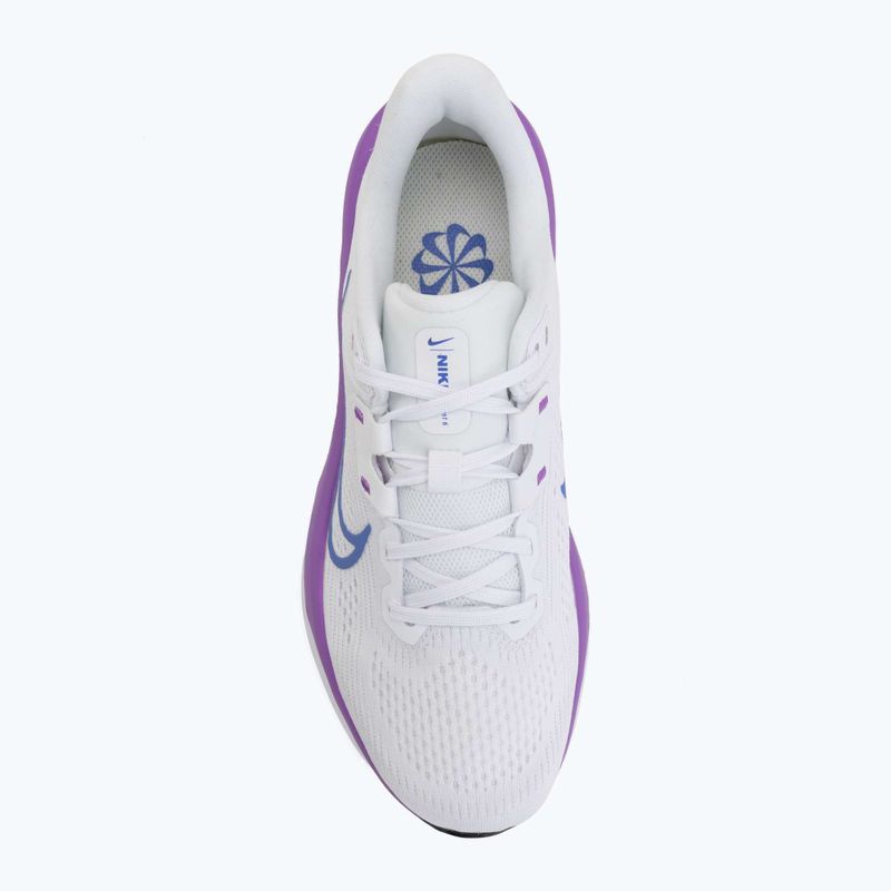 Damen-Laufschuhe Nike Quest 6 white/black/bright violet/sapphire 5