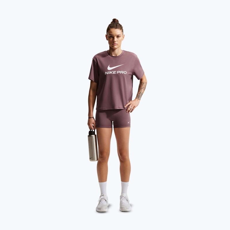 Damen-Shorts Nike Pro Mid-Rise Biker 3" tattoo/white 2