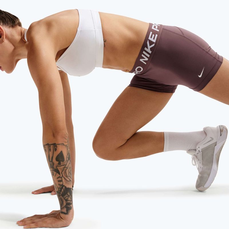 Damen-Shorts Nike Pro Mid-Rise Biker 3" tattoo/white 6