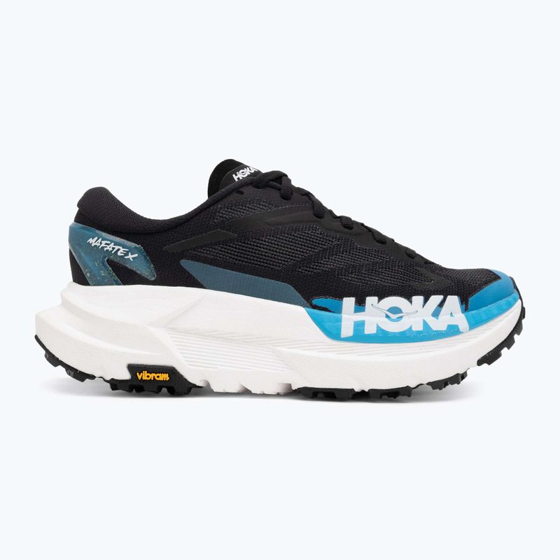 Damen-Laufschuhe HOKA Matafe X schwarz/himmelblau 2
