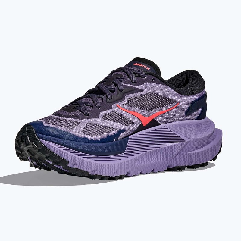Damen-Laufschuhe HOKA Mafate X berry jam/squid ink 9