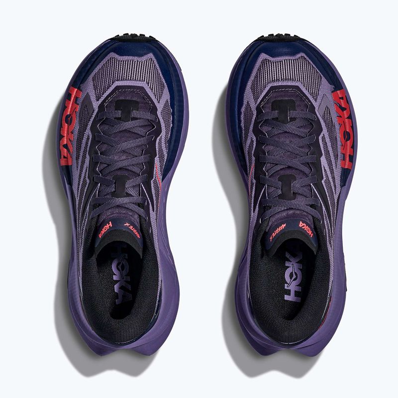 Damen-Laufschuhe HOKA Mafate X berry jam/squid ink 14