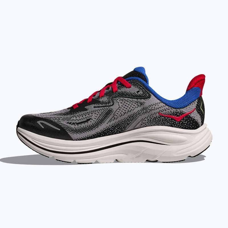 Kinder-Laufschuhe HOKA Clifton 10 foggy grey/black 3