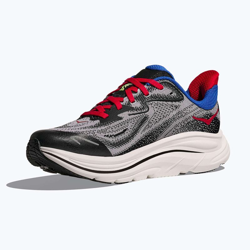 Kinder-Laufschuhe HOKA Clifton 10 foggy grey/black 4