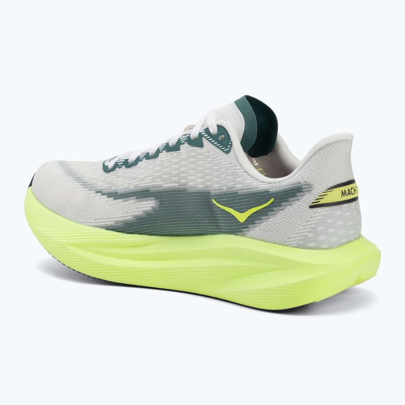 Damen Laufschuhe HOKA Mach 7 frost/neon yuzu 3