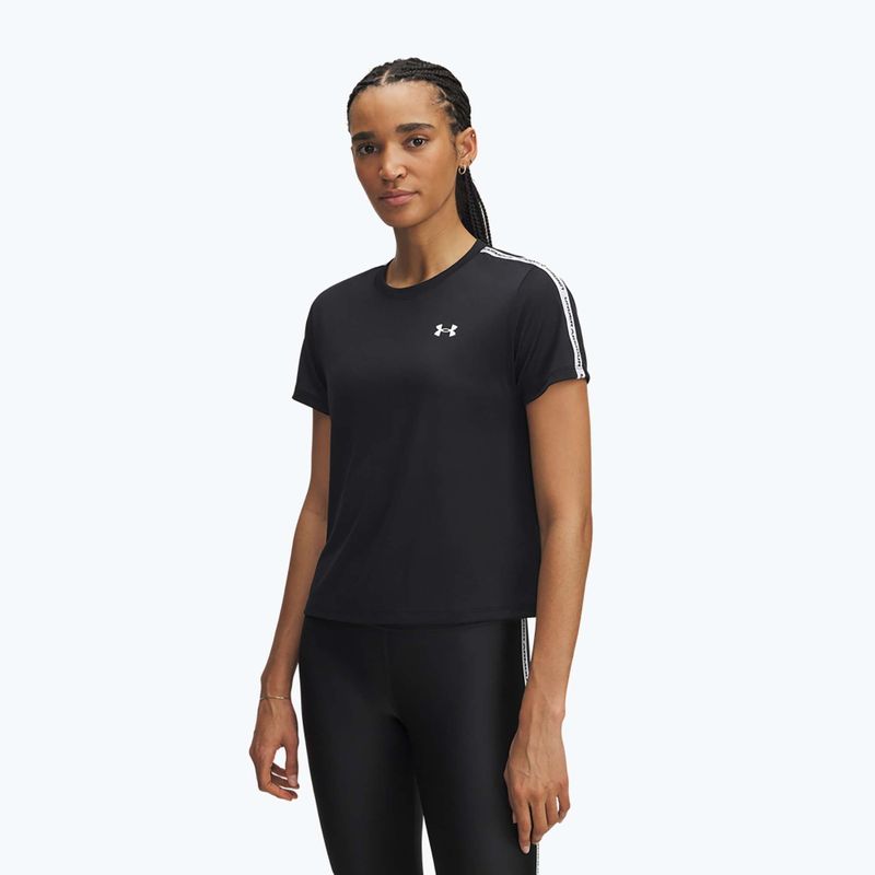 Trainingsshirt Damen Under Armour Tech Wordmark Tape black/white/white