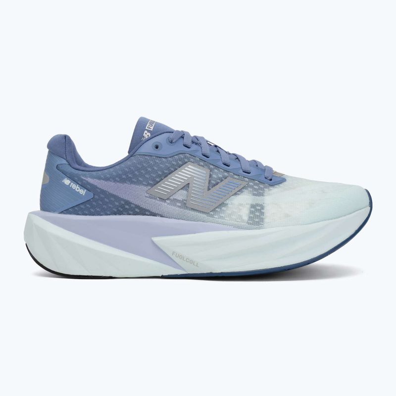 Damen-Laufschuhe New Balance FuelCell Rebel V5 fairweather blue/glint blue 2