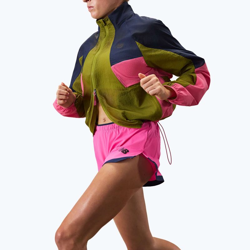 Laufshorts Damen New Balance Schuhe Run Essentials 3" pink heat 2