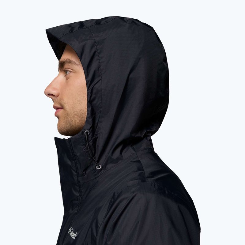 Herren-Regenjacke Columbia Pouring Adventure III black/city grey 6