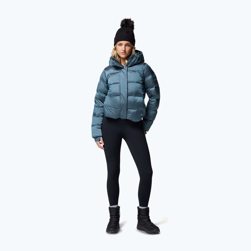 Damen Daunenjacke Columbia Amaze Puff Hooded Everblue High Shine 2