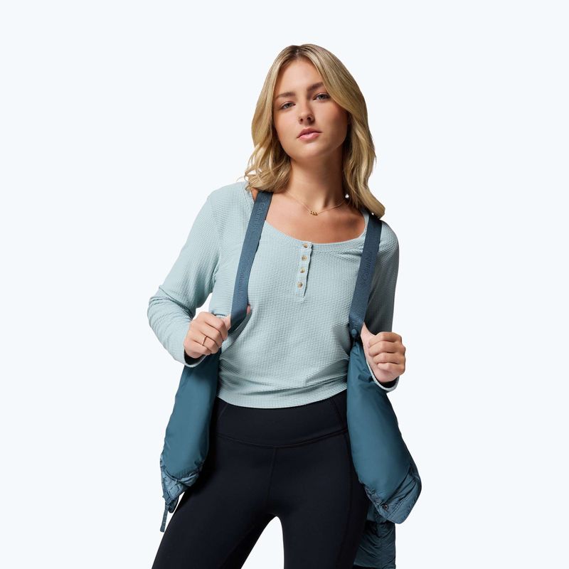 Damen Daunenjacke Columbia Amaze Puff Hooded Everblue High Shine 10