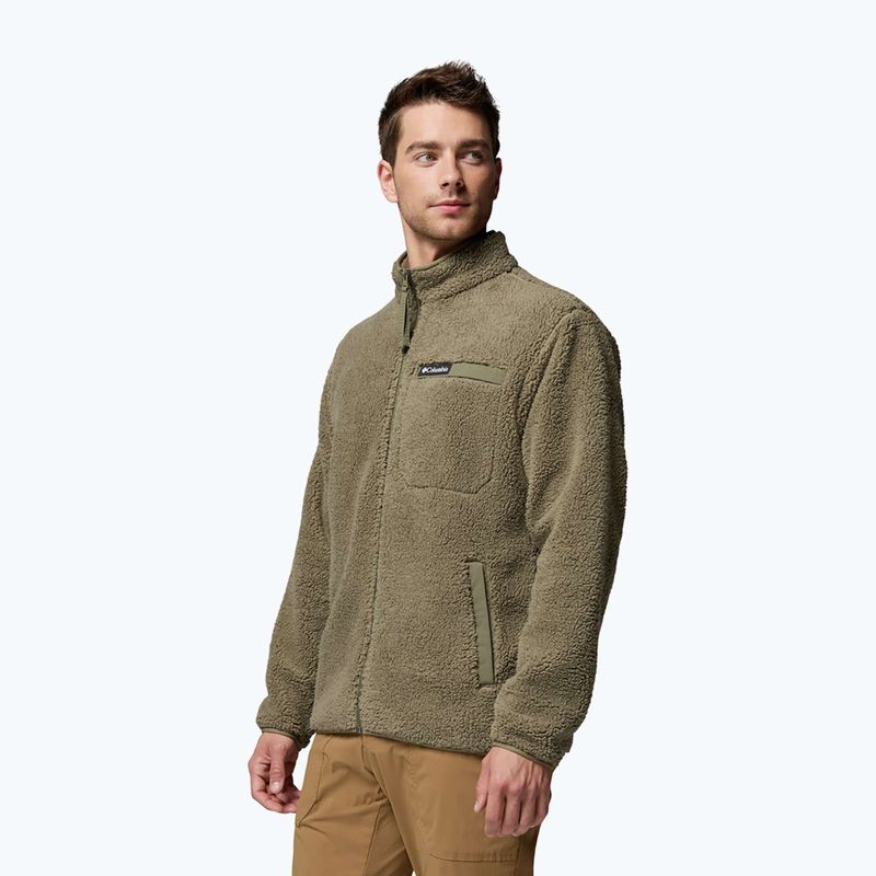 Herren-Fleecejacke Columbia Rugged Ridge High Pile Full Zip stone green 4