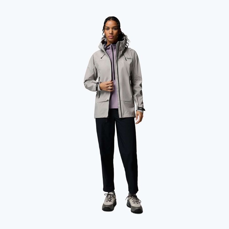 Damen-Softshelljacke Columbia Saudan Pro 3L flint grey 2