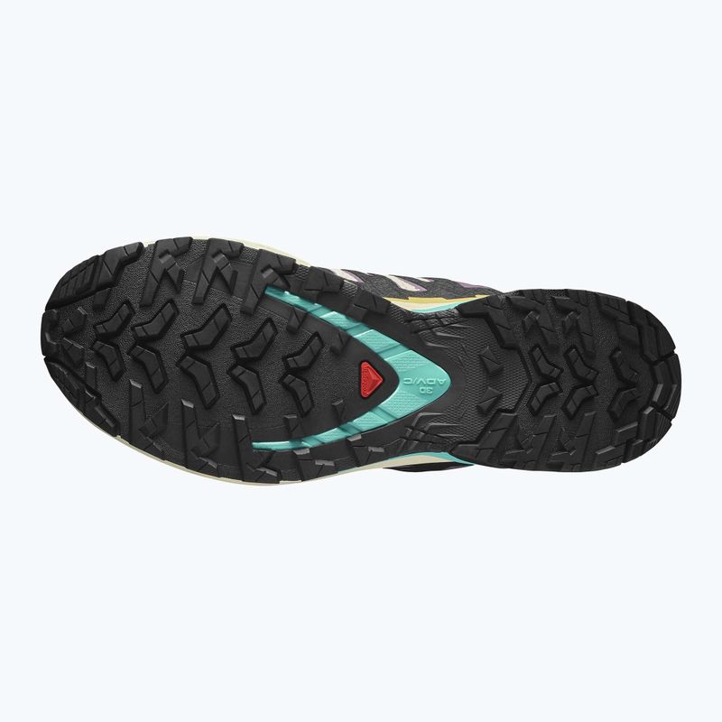 Damen Laufschuhe Salomon XA PRO 3D V9 GTX transparent gelb/schwarz/wasserfall 11