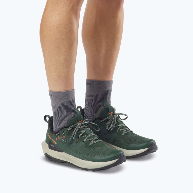 Wanderschuhe Herren Salomon Elixir Activ GTX scarab/green gable 8