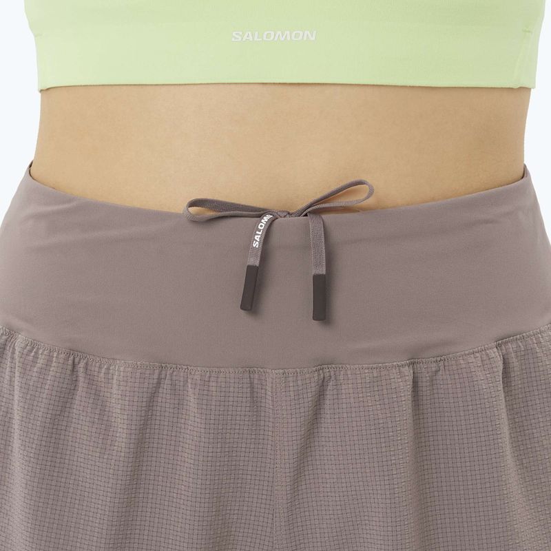 Damen-Laufshorts Salomon Sense Aero Stow 4" iron 4