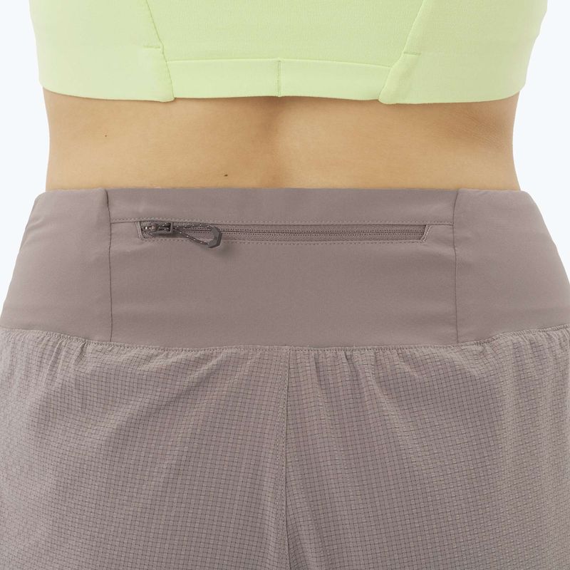 Damen-Laufshorts Salomon Sense Aero Stow 4" iron 5