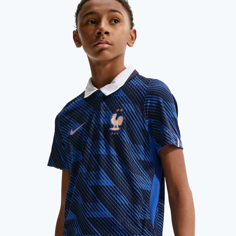 Kinder-Fußballtrikot Nike FFF 2026/27 Match Home game royal/metallic copper 7