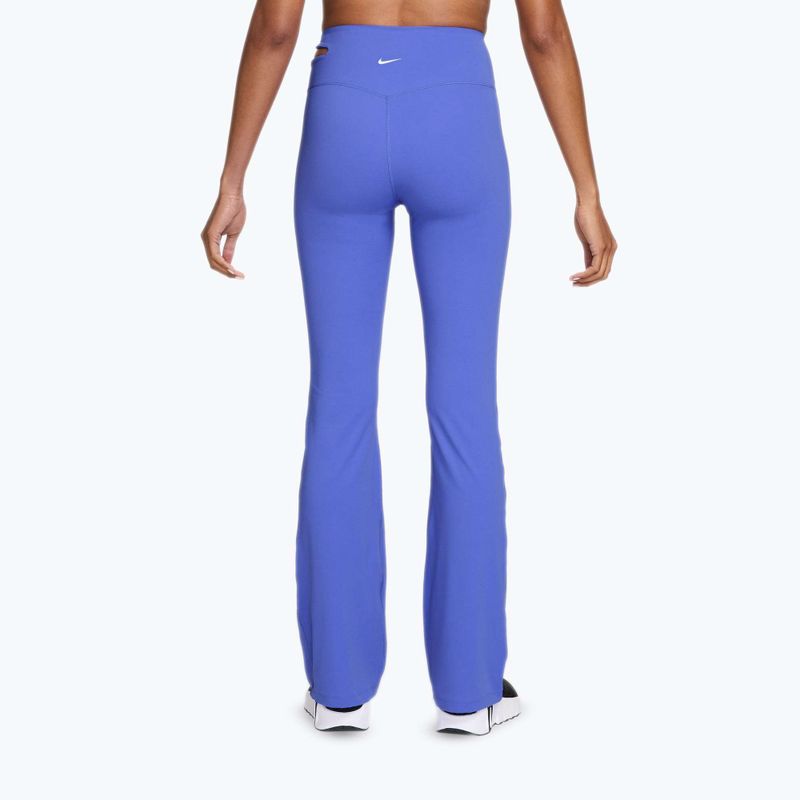 Damen-Trainingshose Nike Zenvy High-Waisted Flared sapphire/white 2