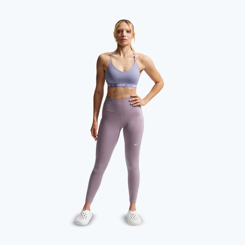Trainingstights Damen Nike One High-Waisted 7/8 light violet ore/white 2