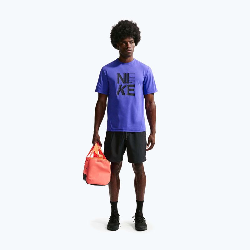 Trainings-T-Shirt Herren Nike Hyverse Dri-Fit Persian violet/black 2
