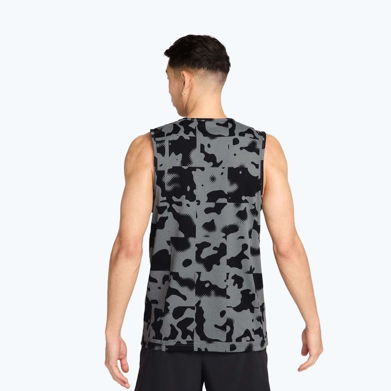 Trainings-T-Shirt Herren Nike Hyverse Dri-Fit TT smoke grey/black/white 2