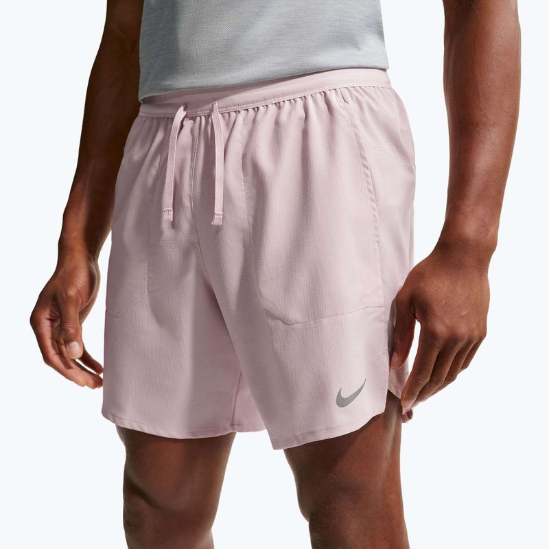 Herren-Laufshorts Nike Stride Dri-Fit Brief-Lined 7" particle rose 5