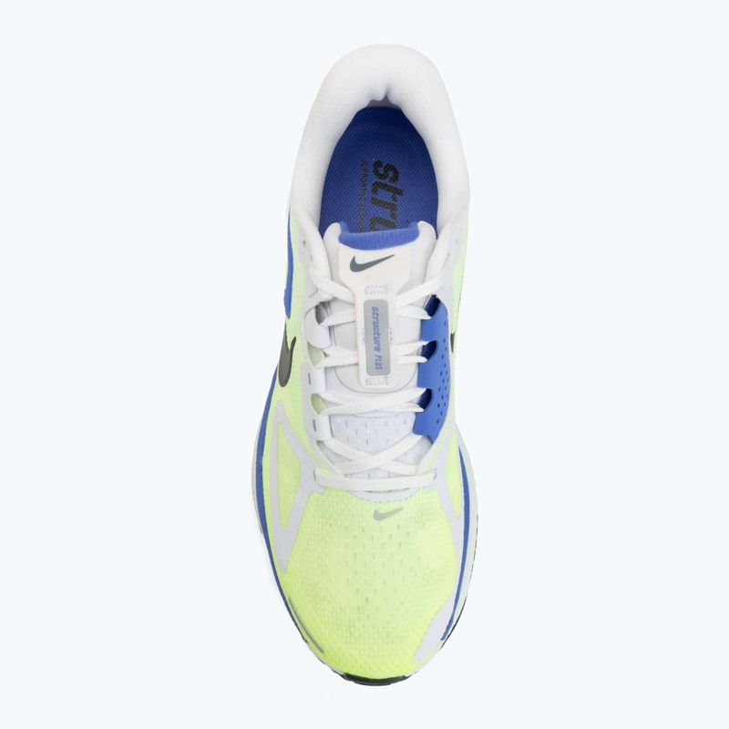Herren-Laufschuhe Nike Structure Plus white/volt ice/barely green/black spruce 5