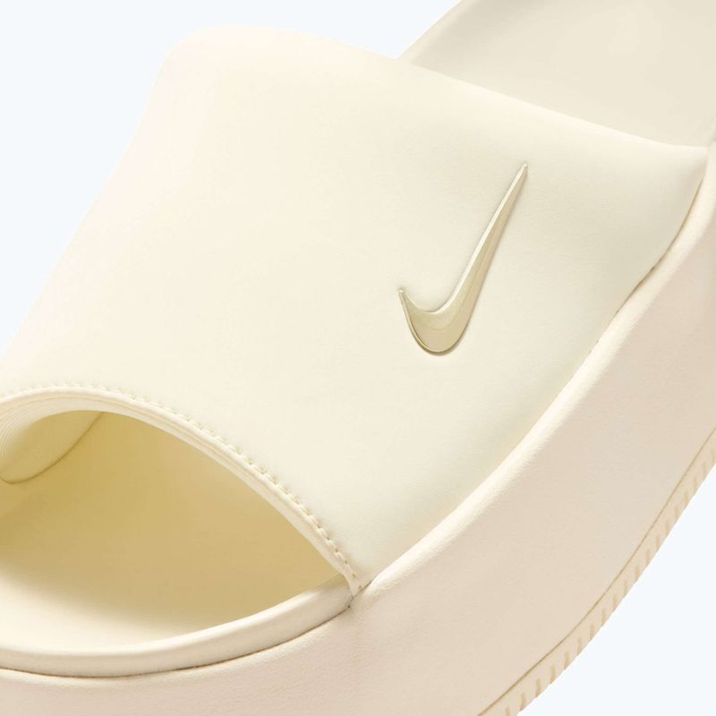 Damen-Pantoletten Nike Calm Elevation coconut milk 8