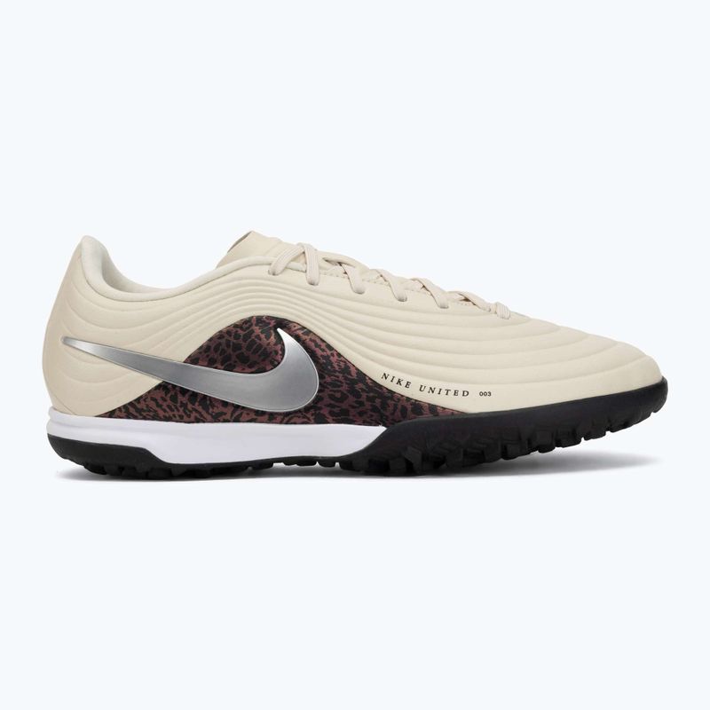 Herren-Fußballschuhe Nike United Tiempo Maestro Academy TF fossil/burgundy crush/metallic silver 2
