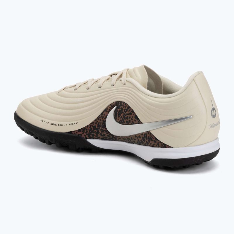 Herren-Fußballschuhe Nike United Tiempo Maestro Academy TF fossil/burgundy crush/metallic silver 3