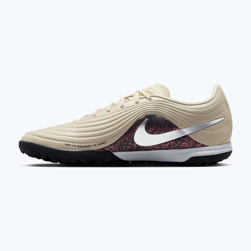 Herren-Fußballschuhe Nike United Tiempo Maestro Academy TF fossil/burgundy crush/metallic silver 9