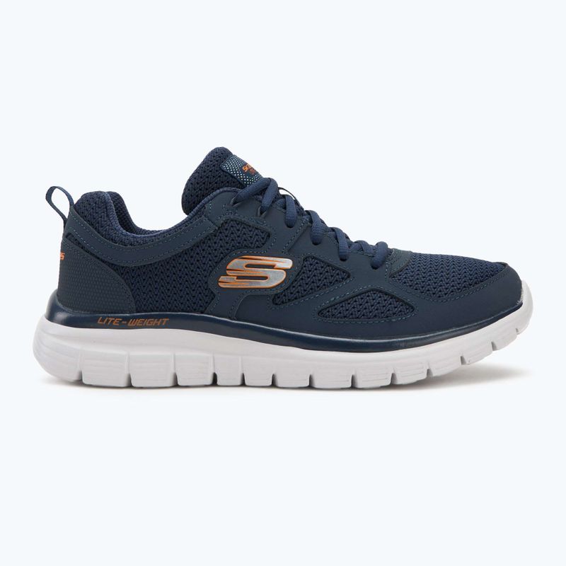 Herren Schuhe SKECHERS Burns Agoura navy/orange 2