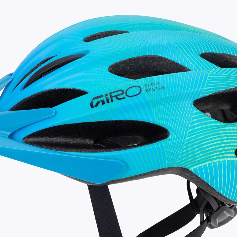 Kinder-Fahrradhelm Giro Raze matte blue/green 7