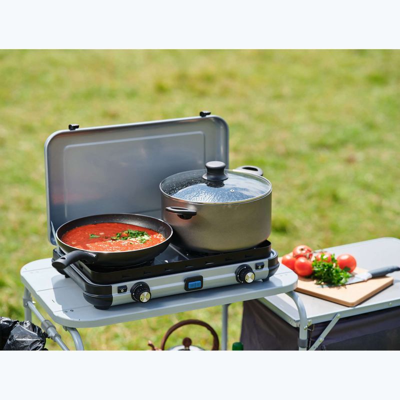 Campingaz Campingküche 2 MAXI Int Silber Touristenkocher 11
