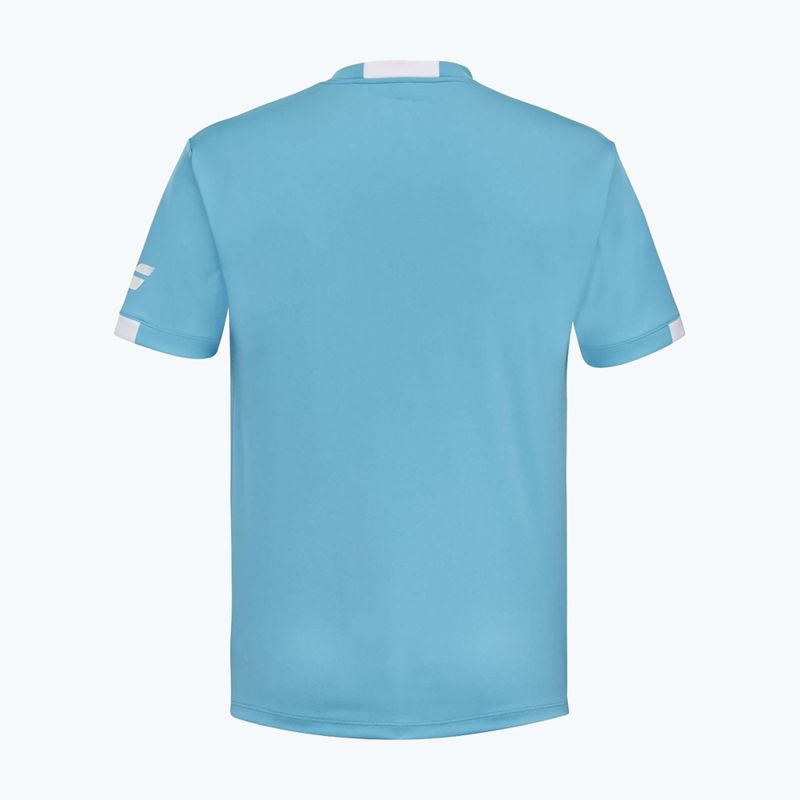 Shirt Kinder Babolat Play Crew Neck Jr cyan blue 2