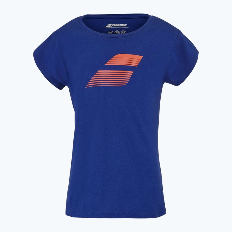 Shirt Kinder Babolat Exercise Cotton Jr sodalite blue