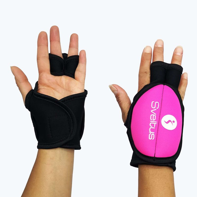 Sveltus Pilox schwarz/rosa Handgelenkgewichte 5