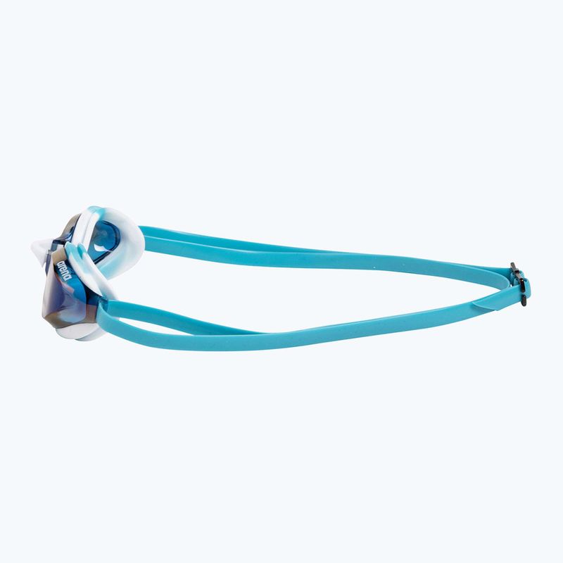 Schwimmbrille arena Python Mirror blue mirror/white/sky 4