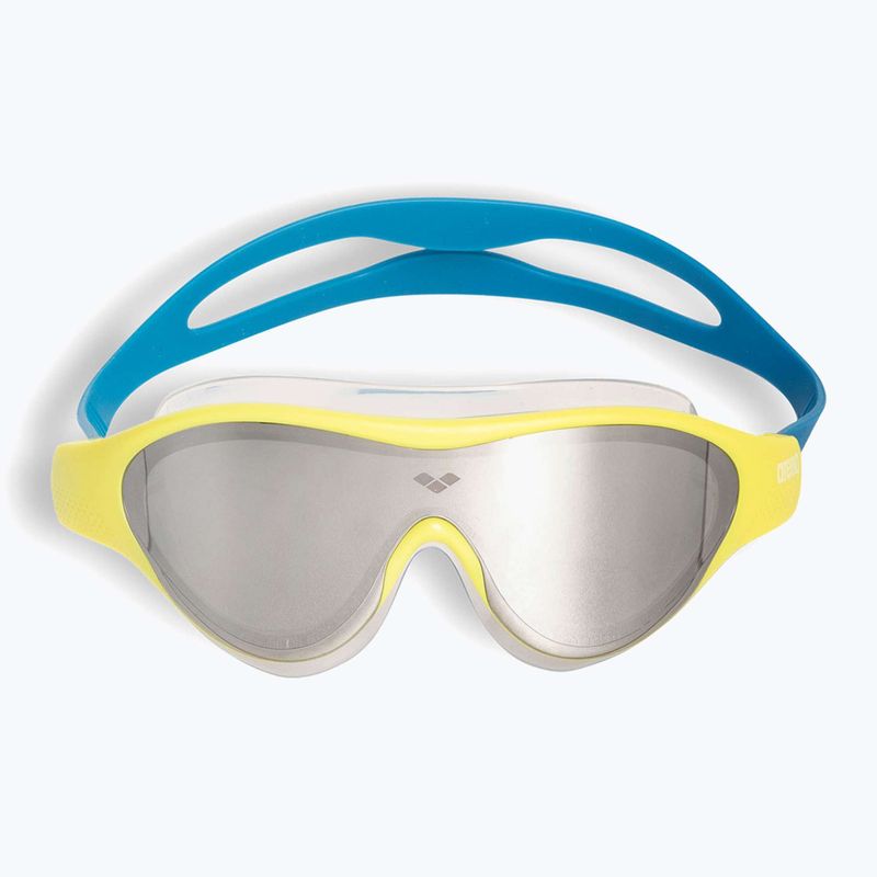 Schwimmbrille Kinder arena The One Mirror Jr silver/soft green/blue cosmo 2